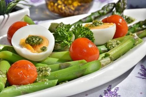 Insalata di uova nella dieta cheto